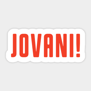 Jovani! Sticker